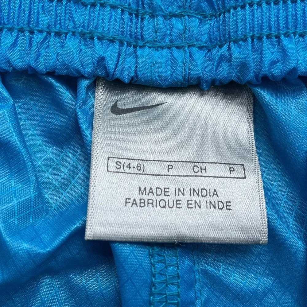 Nike Track Pants Women 4-6 Blue‎ Jogger Windbreaker Softshell Athletic 80